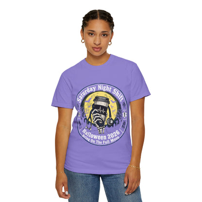 Saturday Night Shift Halloween 2026 Comfort Colors Tee