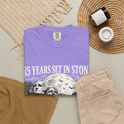 85 Years Set in Stone Mount Rushmore Comfort Colors Tee