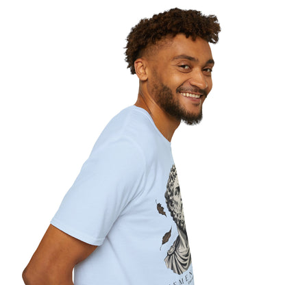 Memento Mori Embrace The Fall Shirt – Stoic Skull Statue Autumn Tee