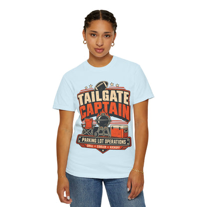 Tailgate Captain Football Game Day Comfort Colors T-Shirt