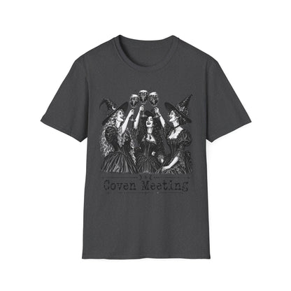 Coven Meeting Witch Wine T-Shirt