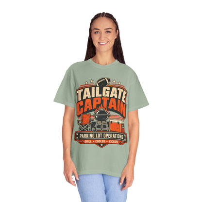 Tailgate Captain Football Game Day Comfort Colors T-Shirt
