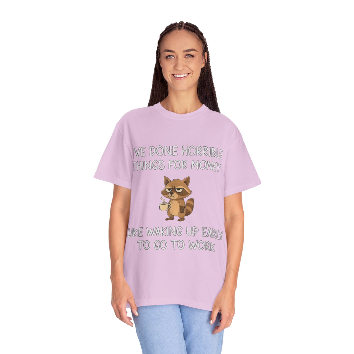 I've Done Horrible Things for Money Funny Raccoon Tee