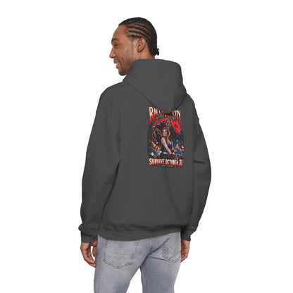 Raccoon City After Midnight Halloween Gildan 18500 Hoodie