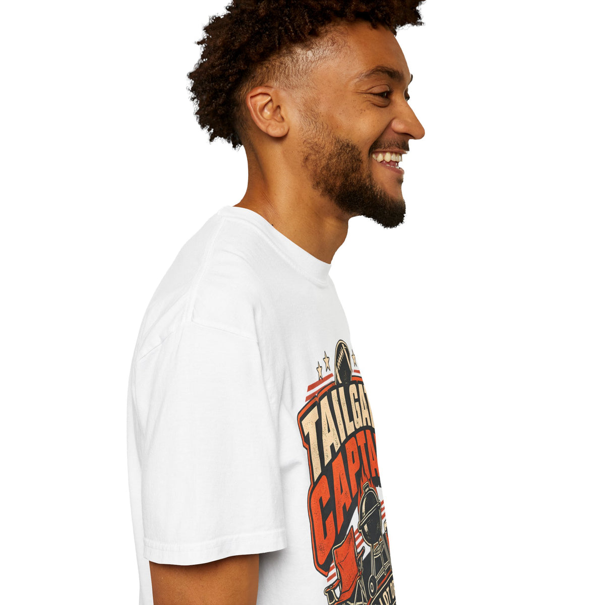 Tailgate Captain Football Game Day Comfort Colors T-Shirt