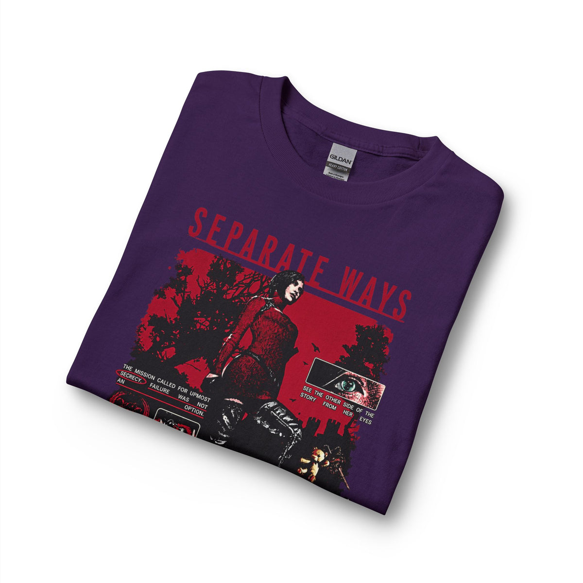 Separate Ways Survival Horror Gildan Heavy Cotton Long Sleeve Tee