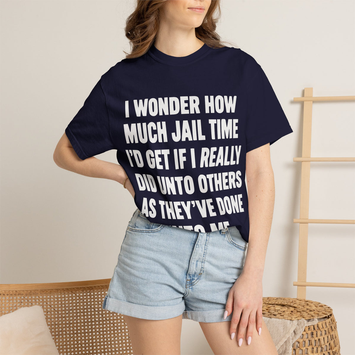 Do Unto Others Jail Time Humor Comfort Colors T-Shirt