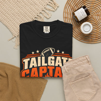 Tailgate Captain Football Game Day Comfort Colors T-Shirt
