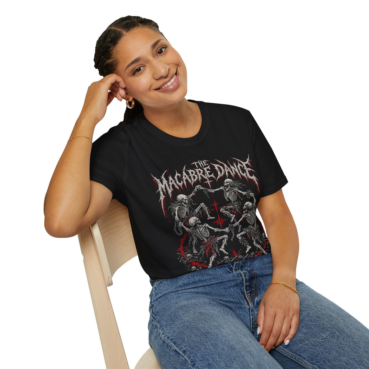 Brutal Metal Mosh Pit Skeletons T-Shirt