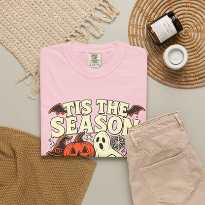 Tis the Season Spooky Halloween Comfort Colors Graphic Tee