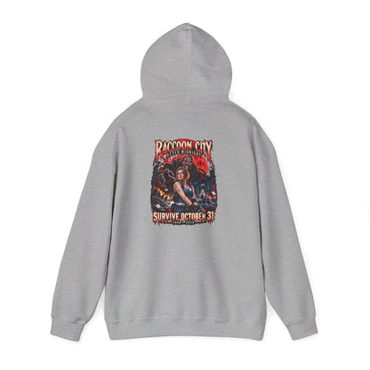 Raccoon City After Midnight Halloween Gildan 18500 Hoodie