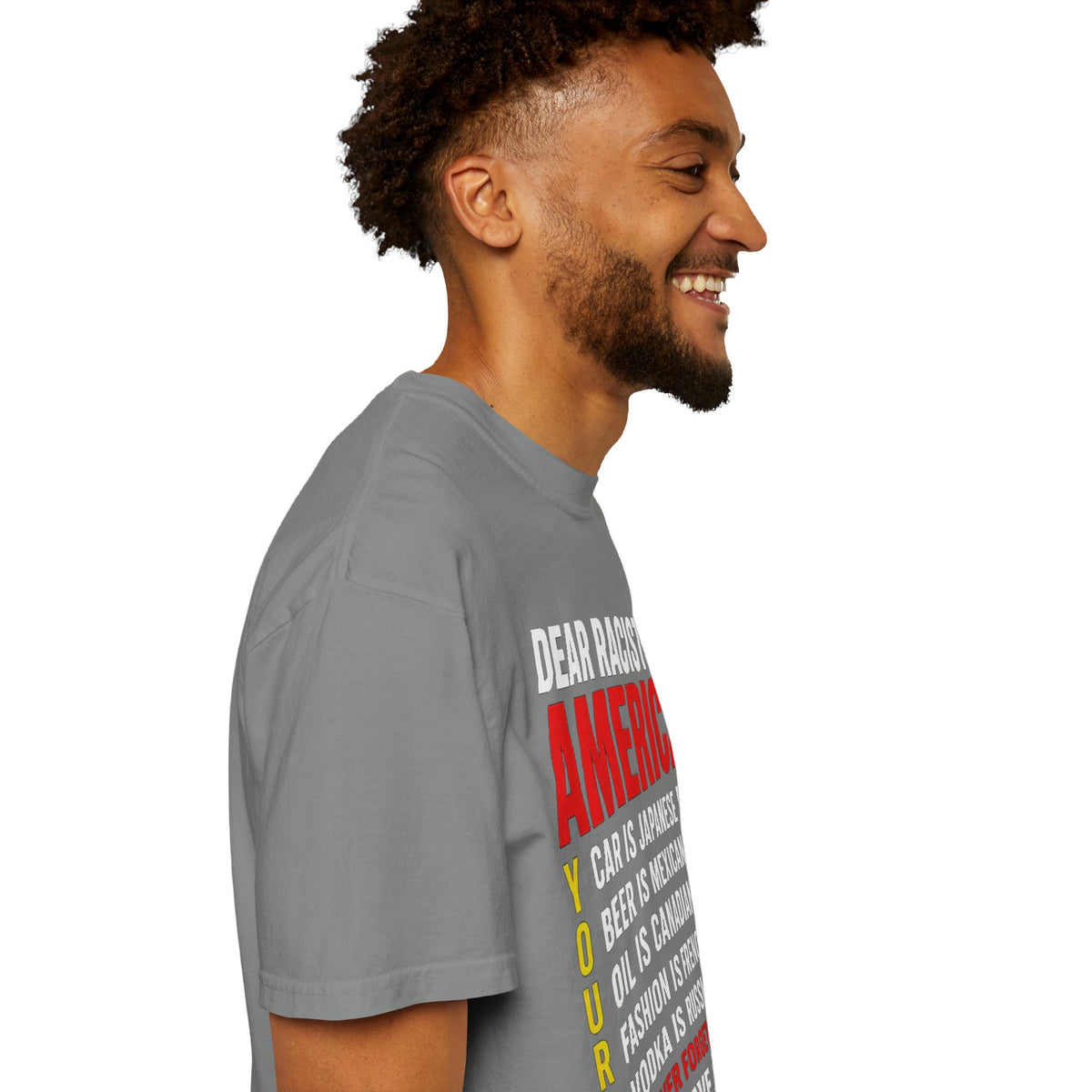Dear Racists in America Anti-Racism Comfort Colors Tee