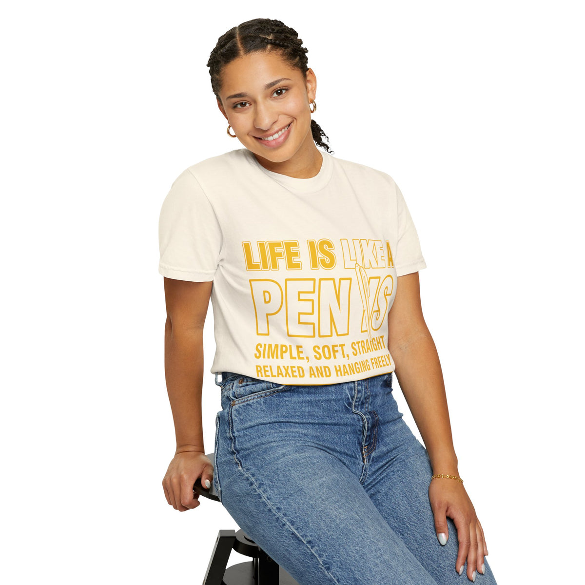 Life Is Like a Penis Adult Humor Comfort Colors T-Shirt