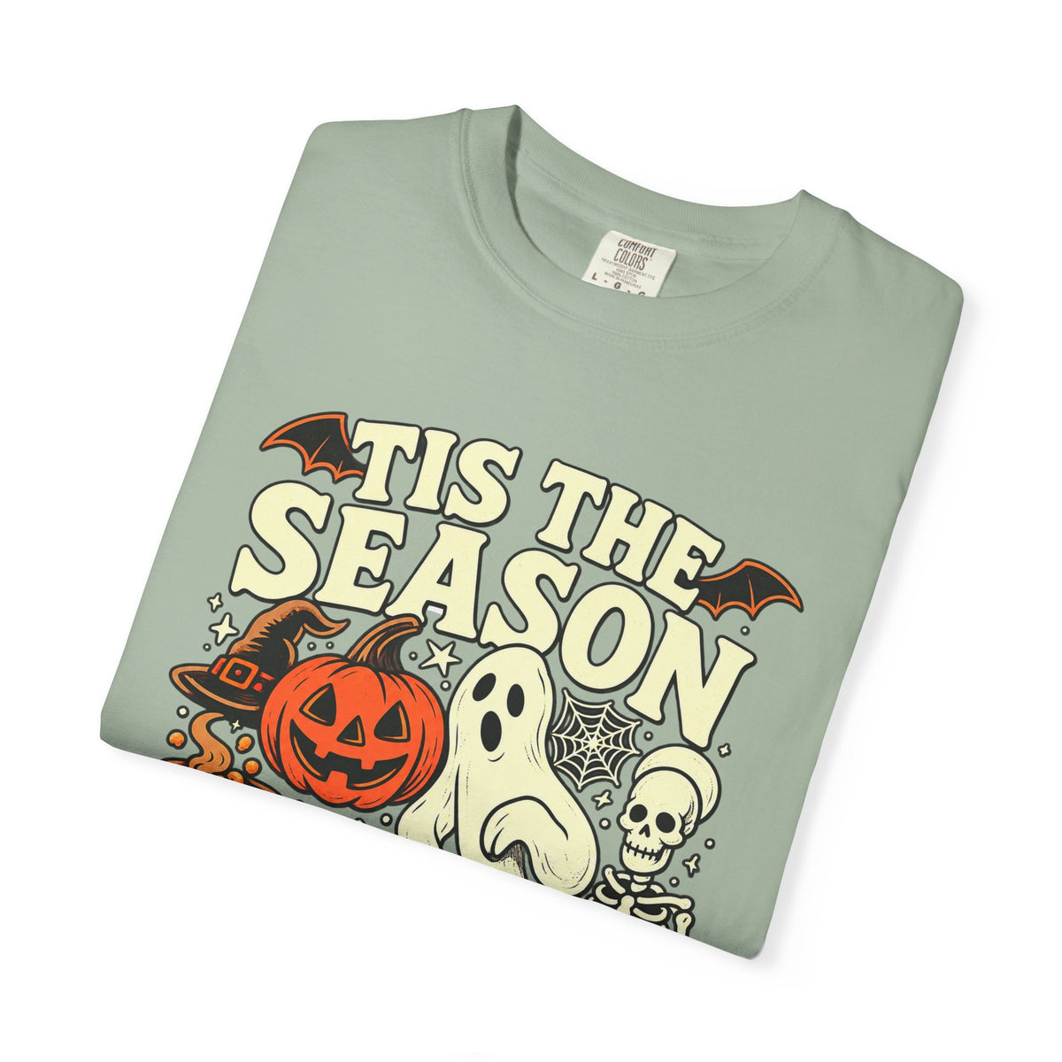Tis the Season Spooky Halloween Comfort Colors Graphic Tee
