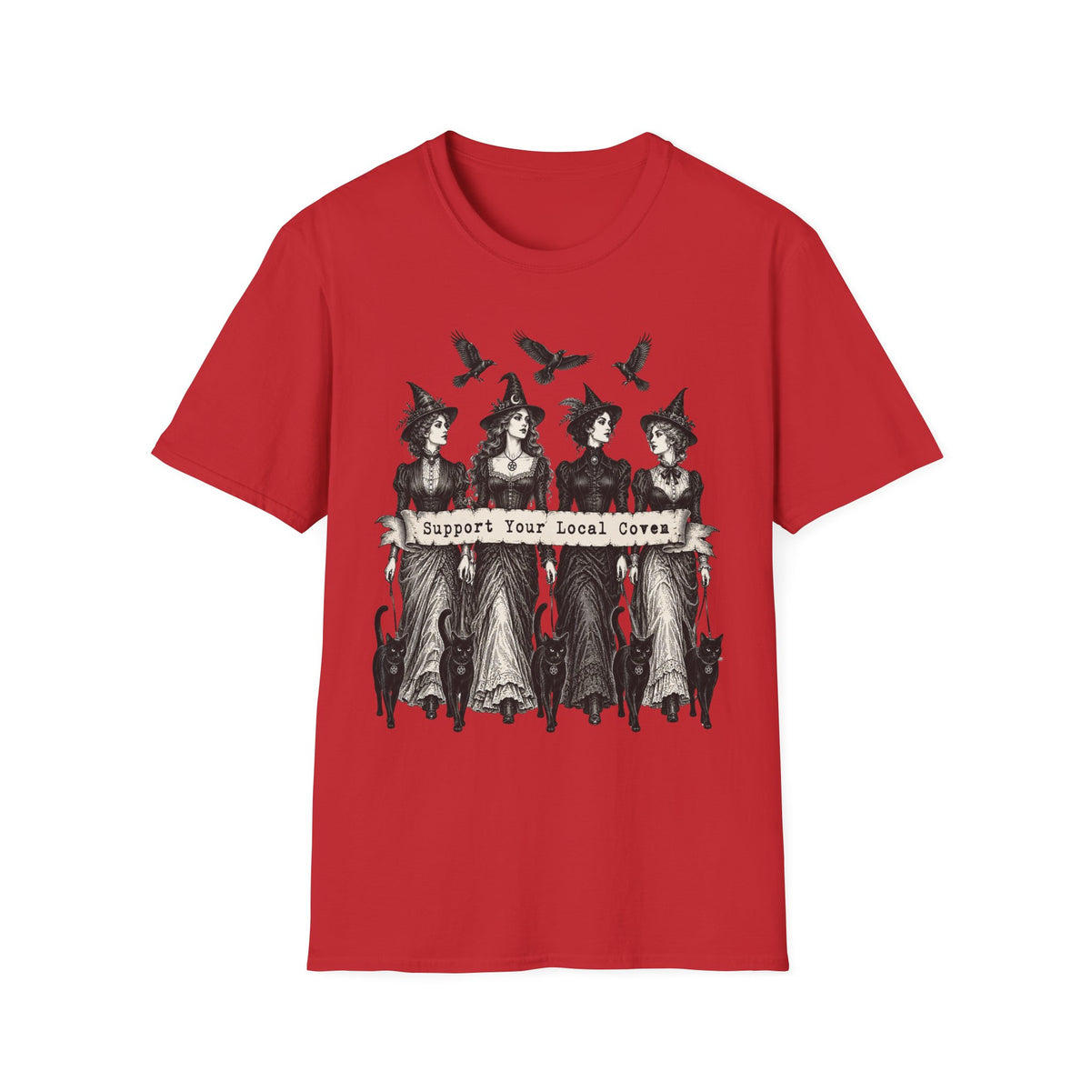 Support Your Local Coven Feminist Witch T-Shirt