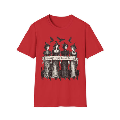 Support Your Local Coven Feminist Witch T-Shirt