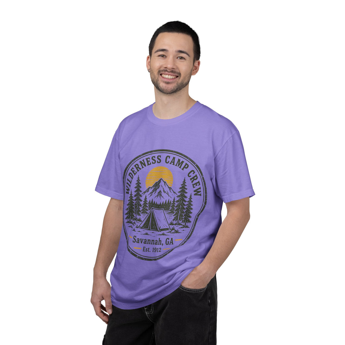 Wilderness Camp Crew Savannah GA Comfort Colors Tee
