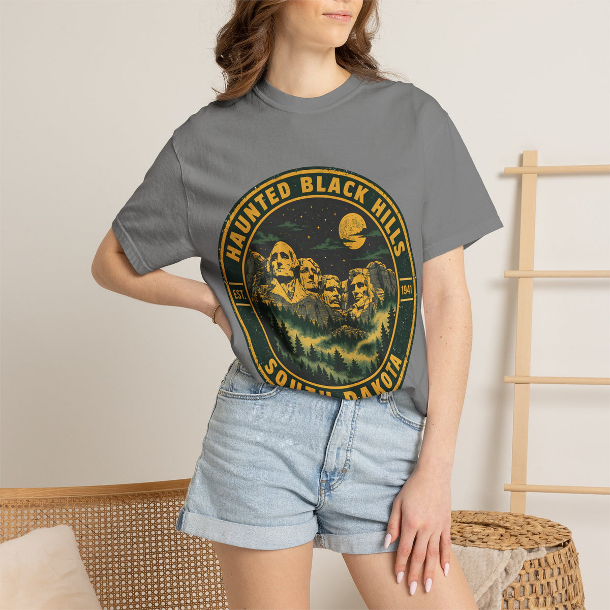 Haunted Black Hills South Dakota Comfort Colors T-Shirt