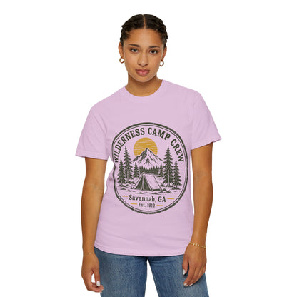 Wilderness Camp Crew Savannah GA Comfort Colors Tee