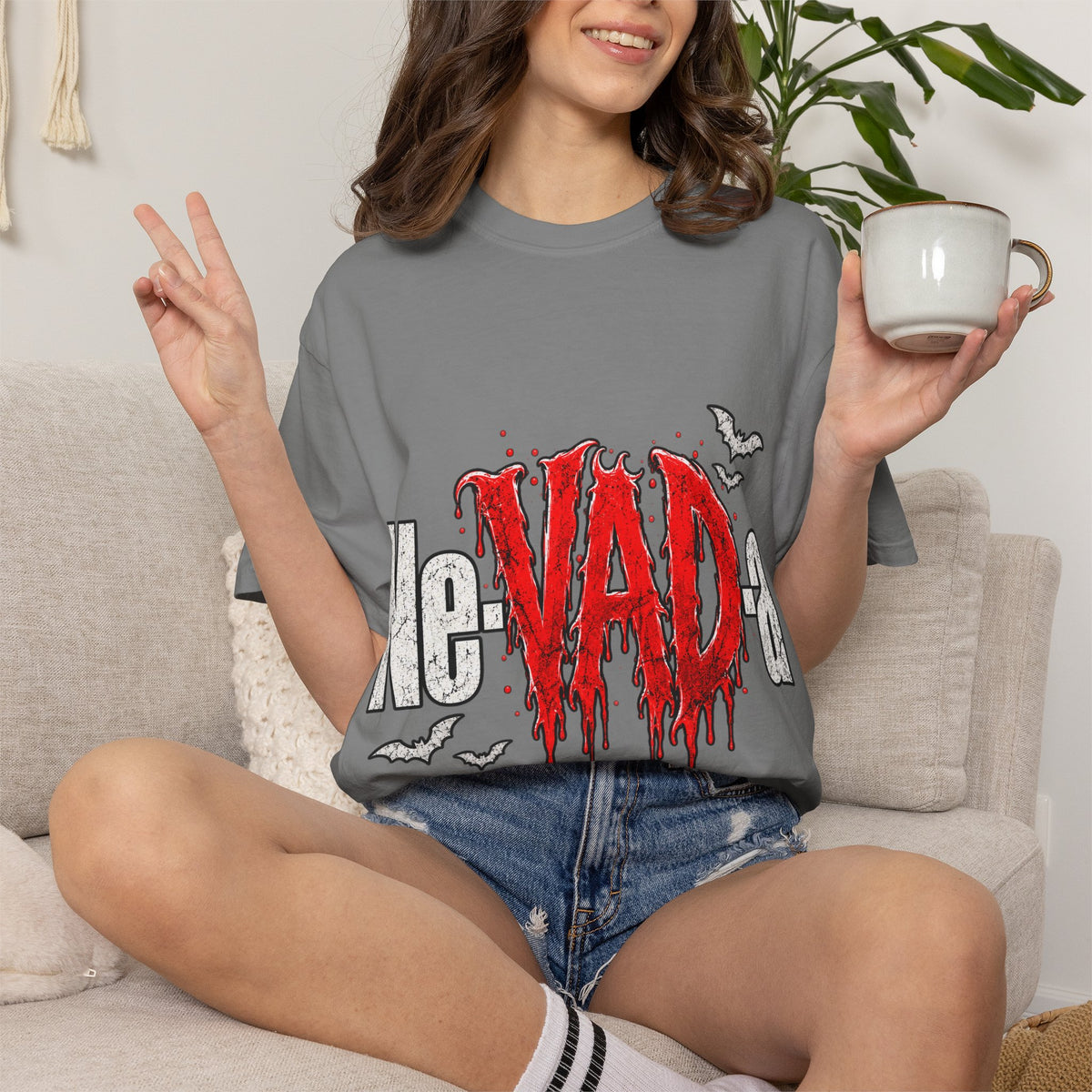 Nevada Horror Drip Halloween Comfort Colors T-Shirt