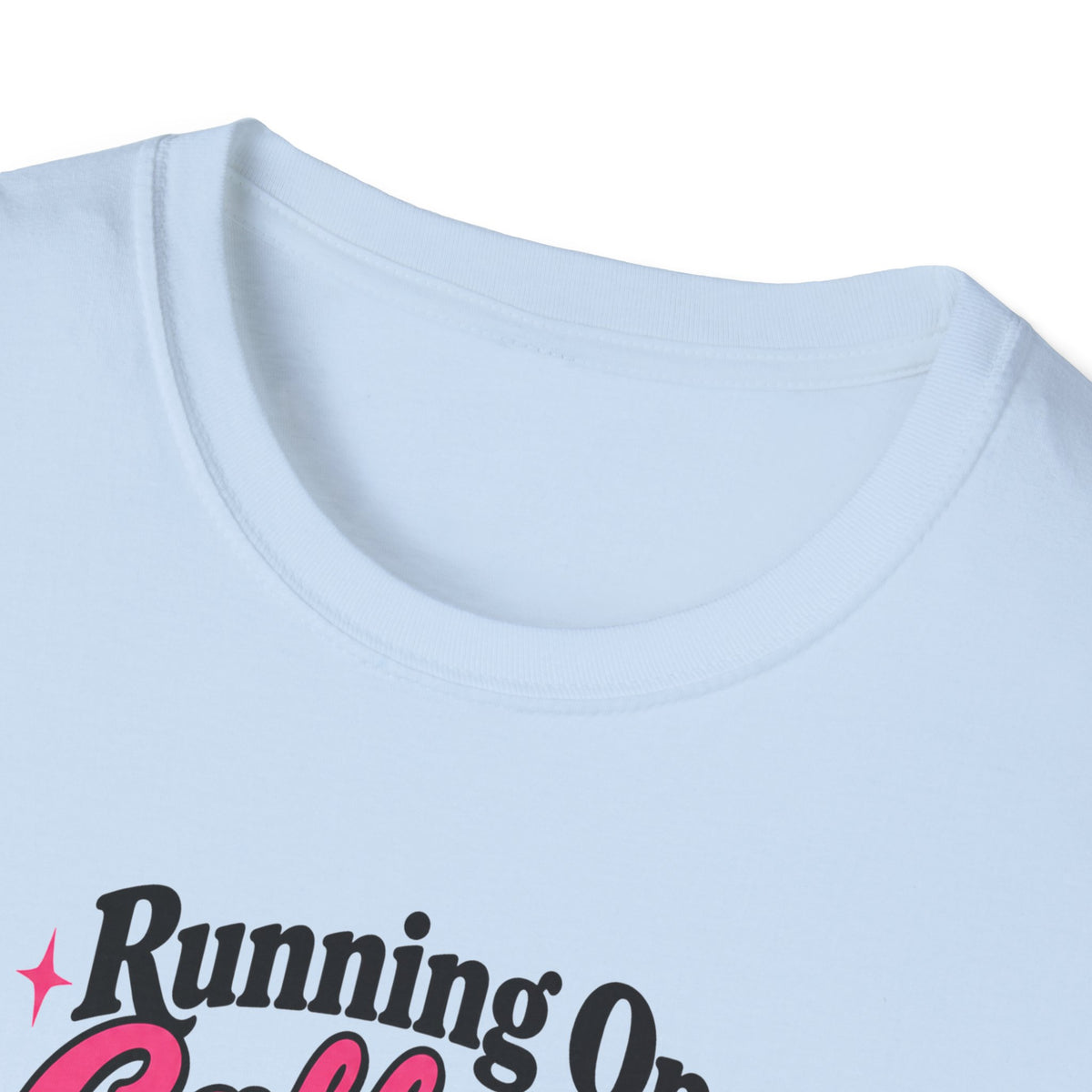 Running On Caffeine & Spooky Vibes Halloween Coffee Shirt – Gildan Softstyle 64000