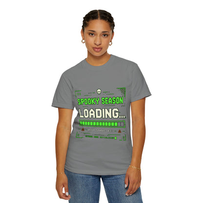Spooky Season Loading Gamer Halloween Comfort Colors Tee