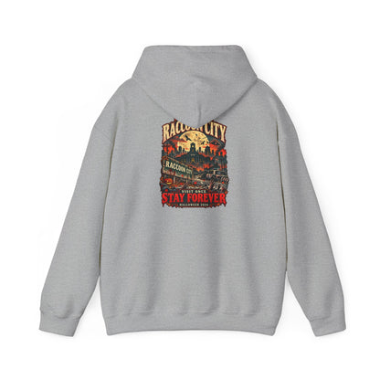 Welcome to Raccoon City Halloween 2026 Gildan 18500 Hoodie