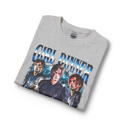 Girl Dinner Survival Horror Gildan Heavy Cotton Long Sleeve Tee
