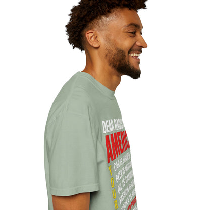 Dear Racists in America Anti-Racism Comfort Colors Tee