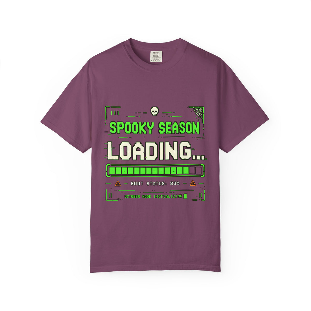 Spooky Season Loading Gamer Halloween Comfort Colors Tee