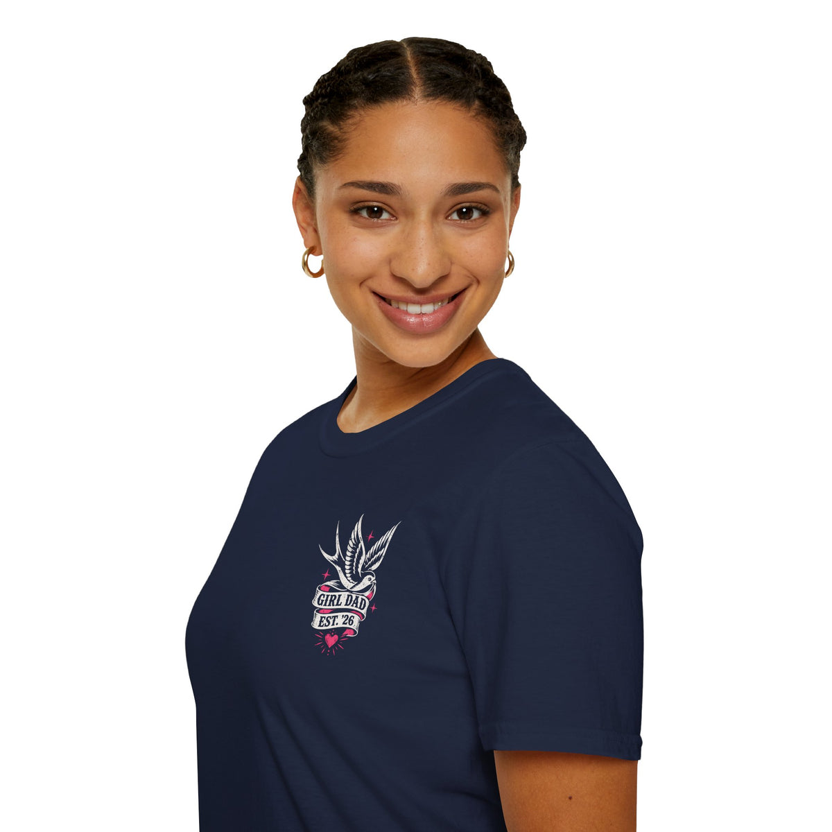 Raising Rebels Girl Dad Biker Graphic Tee