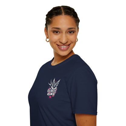 Raising Rebels Girl Dad Biker Graphic Tee
