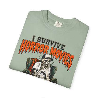 Horror Movies Game 7 Baseball Comfort Colors T-Shirt