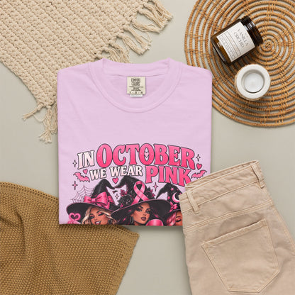 In October We Wear Pink My Coven Fights in Pink Tee