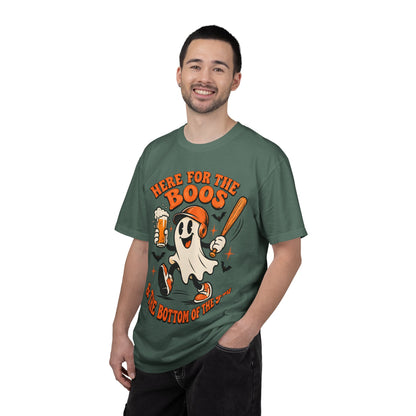 Here for the Boos Baseball Halloween Comfort Colors Tee
