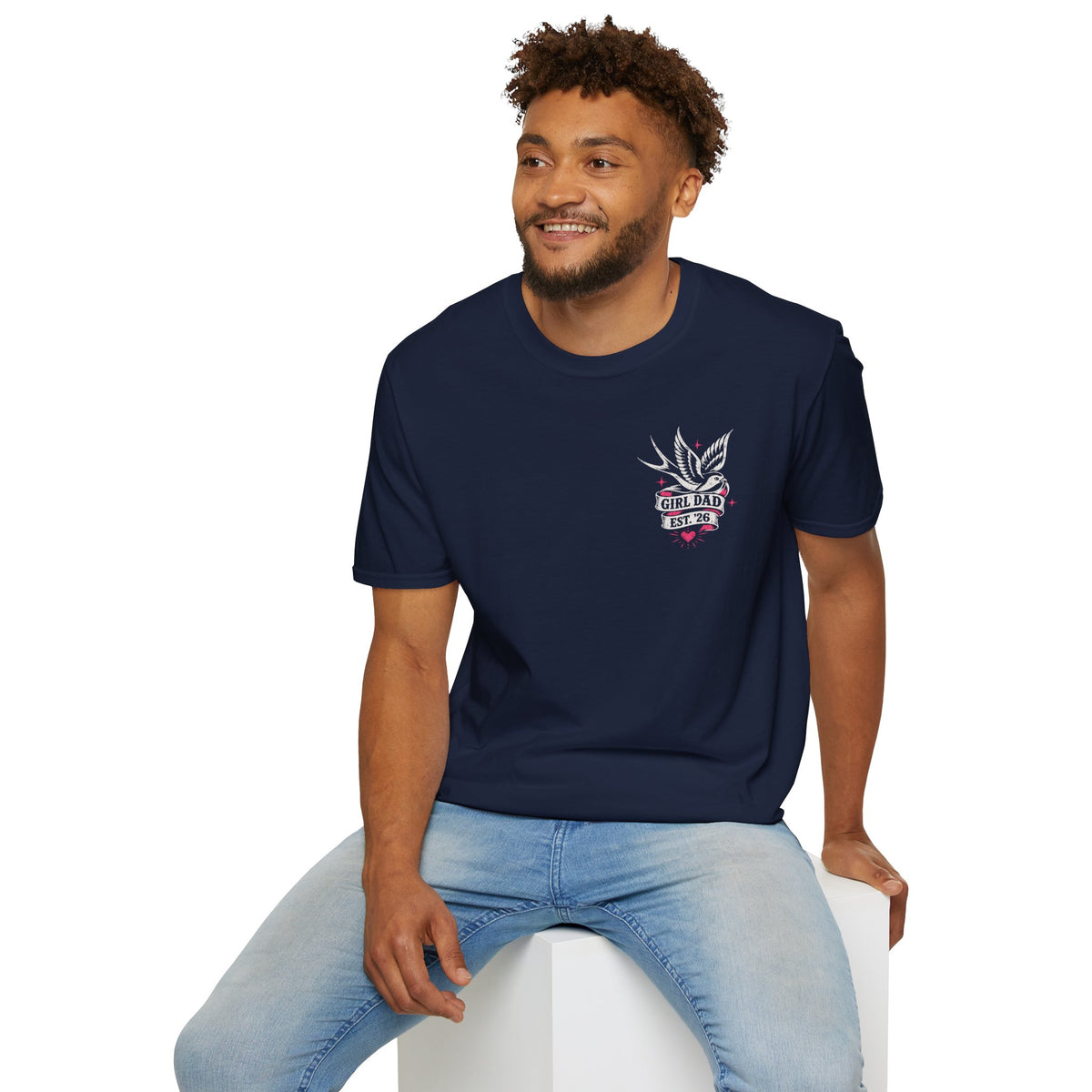 Raising Rebels Girl Dad Biker Graphic Tee