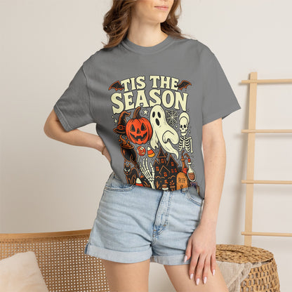 Tis the Season Spooky Halloween Comfort Colors Graphic Tee