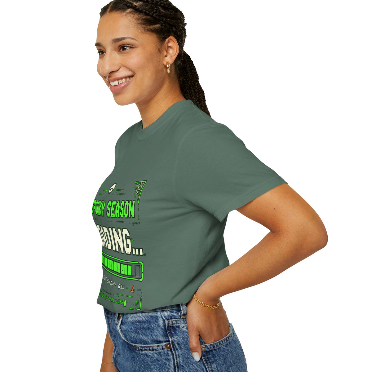 Spooky Season Loading Gamer Halloween Comfort Colors Tee