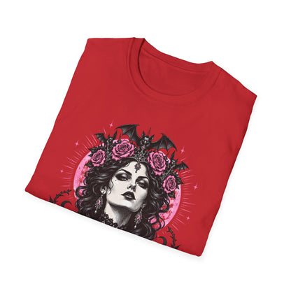 Pink Spooky Queen Pastel Gothic Glamour Witch T-Shirt