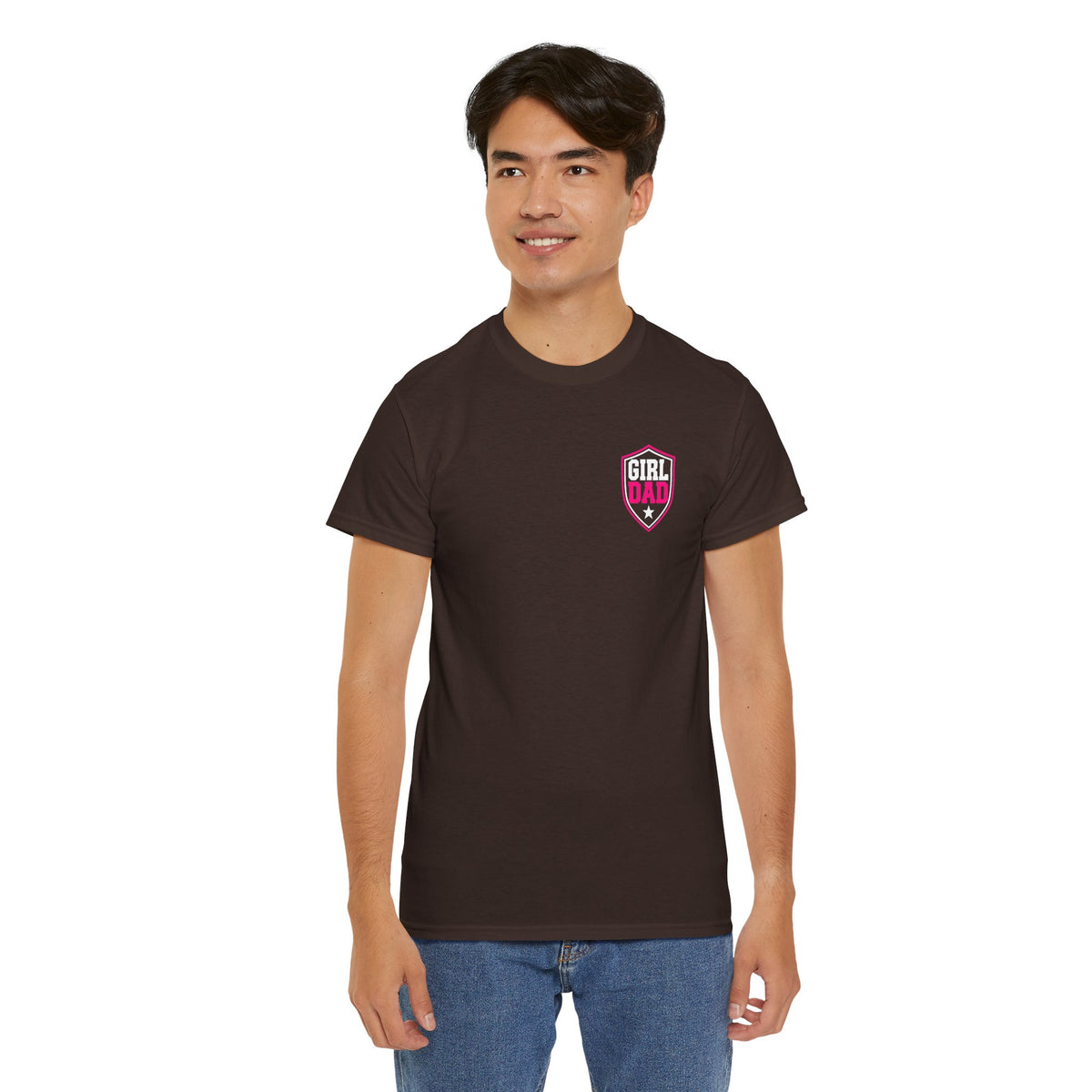 Girl Dad I Raise Strong Girls Graphic Tee