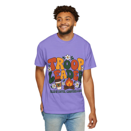 Troop Leader Coffee Campfires Chaos Comfort Colors Tee