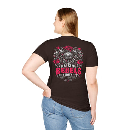 Raising Rebels Girl Dad Biker Graphic Tee