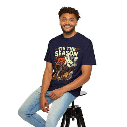 Tis the Season Spooky Halloween Comfort Colors Graphic Tee