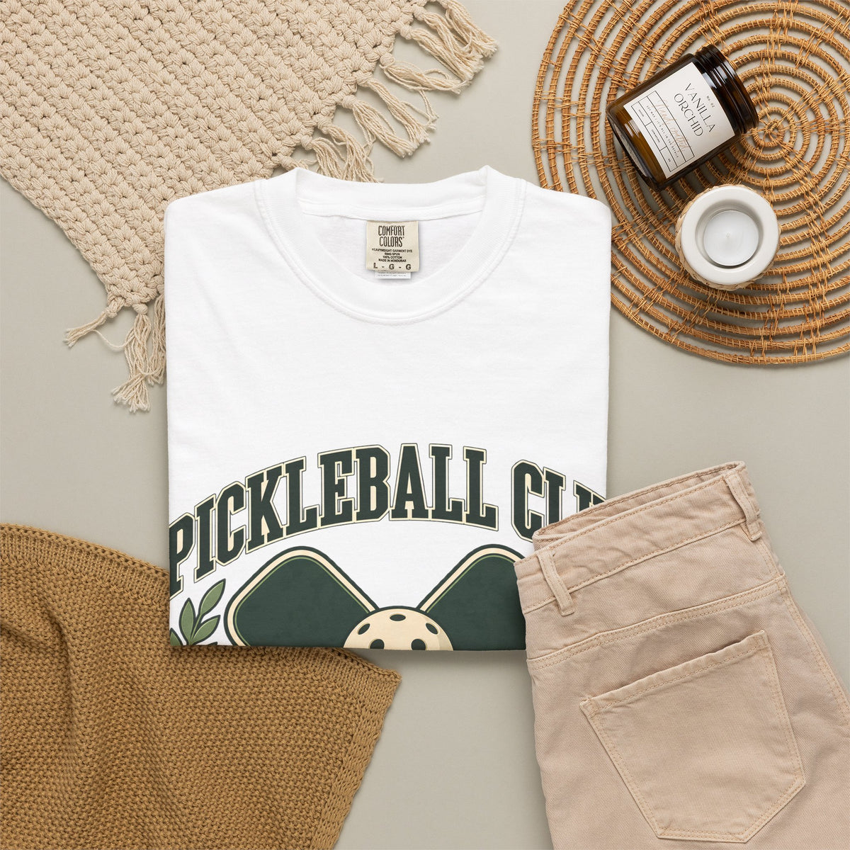 Pickleball Club Court Time Over Screen Time Comfort Colors Tee