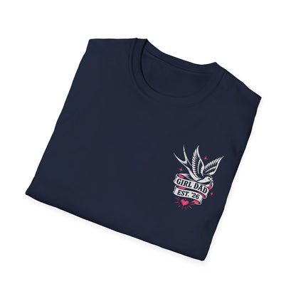 Raising Rebels Girl Dad Biker Graphic Tee