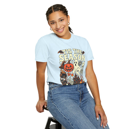 Tis the Season Spooky Halloween Comfort Colors Graphic Tee