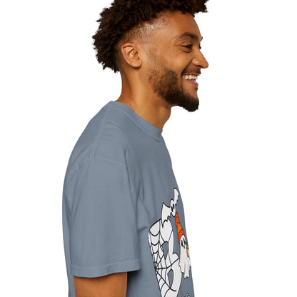 Cute Ghost Pumpkin Cozy Halloween Comfort Colors T-Shirt