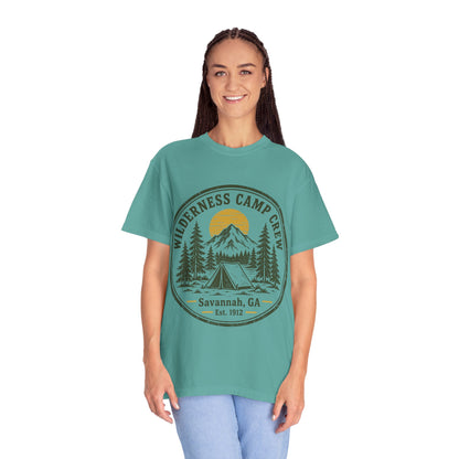 Wilderness Camp Crew Savannah GA Comfort Colors Tee
