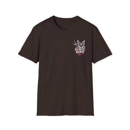 Raising Rebels Girl Dad Biker Graphic Tee