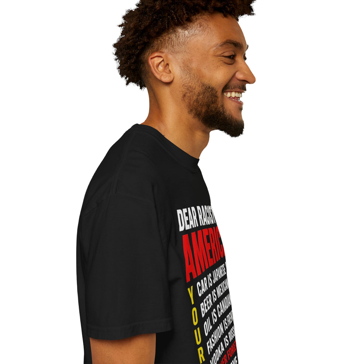 Dear Racists in America Anti-Racism Comfort Colors Tee